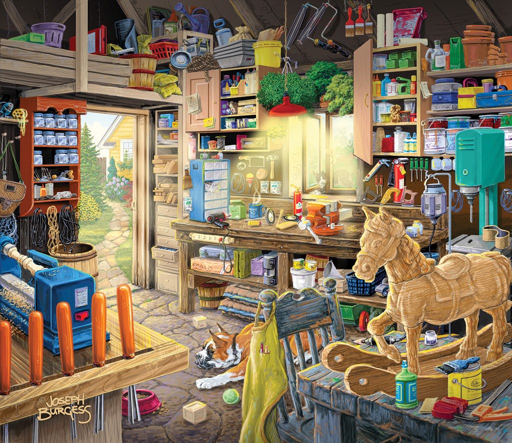 Pap Pap's Tool Shed - 550pc Jigsaw Puzzle by SunsOut
