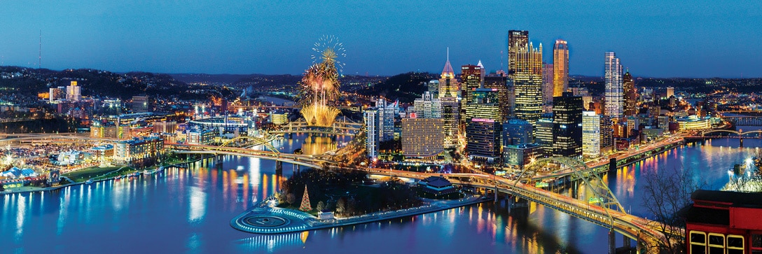 Cityscape: Pittsburgh - 1000pc Panoramic Jigsaw Puzzle by Masterpieces