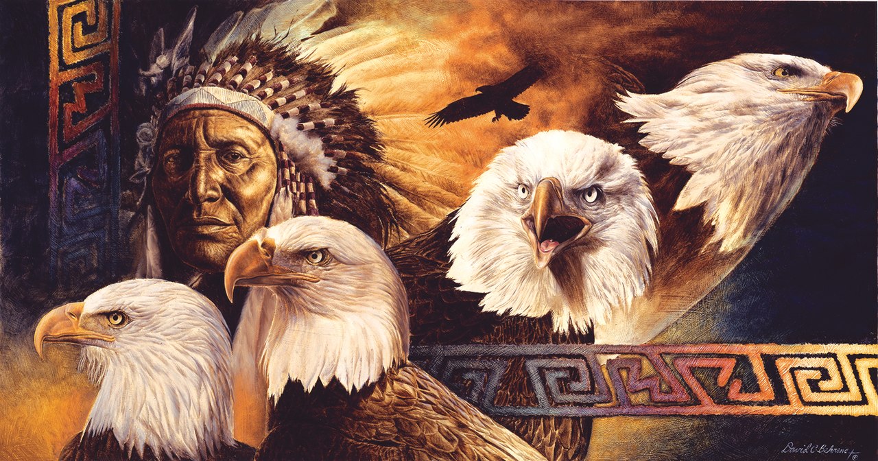 Lakota Twilight - 500pc Jigsaw Puzzle By Sunsout  			  					NEW