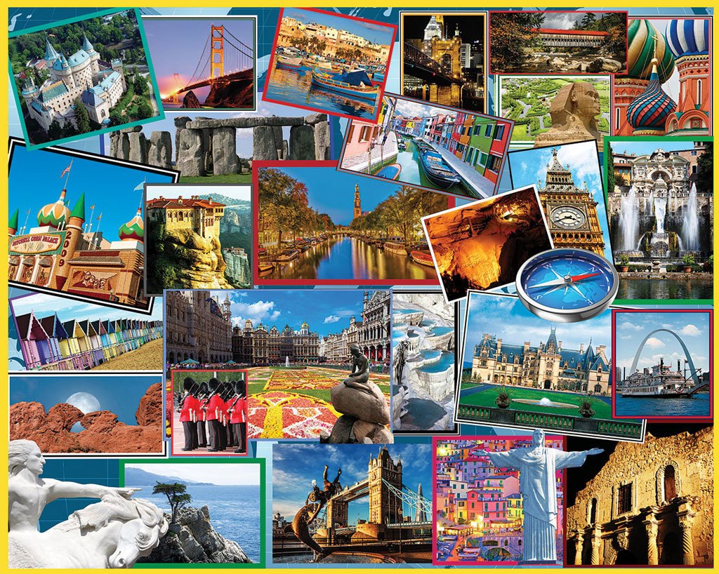 Where in the World - 1000pc Jigsaw Puzzle by White Mountain