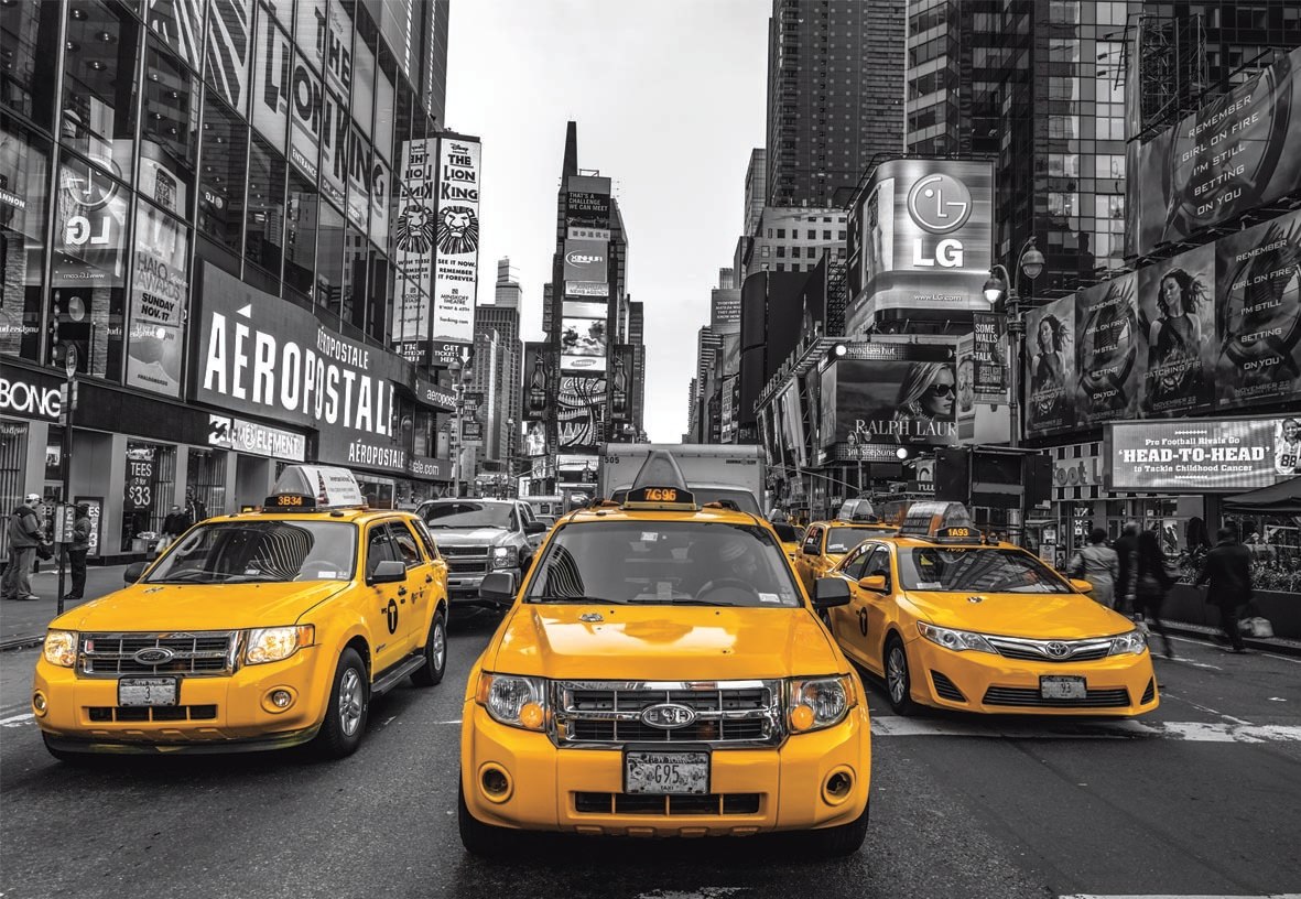 New York Taxi - 2000pc Jigsaw Puzzle by Anatolian