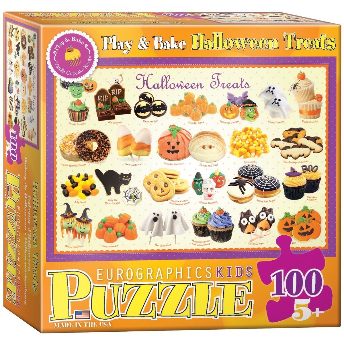 Halloween Treats - 100pc Jigsaw Puzzle by Eurographics  			  					NEW - image 1