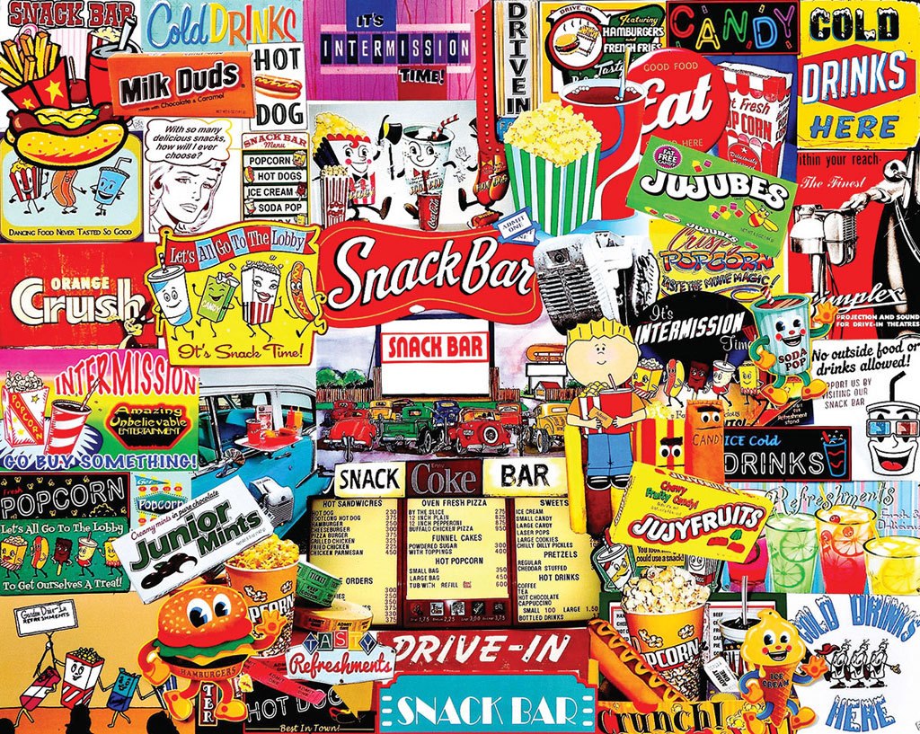 Snack Bar - 1000pc Jigsaw Puzzle by White Mountain