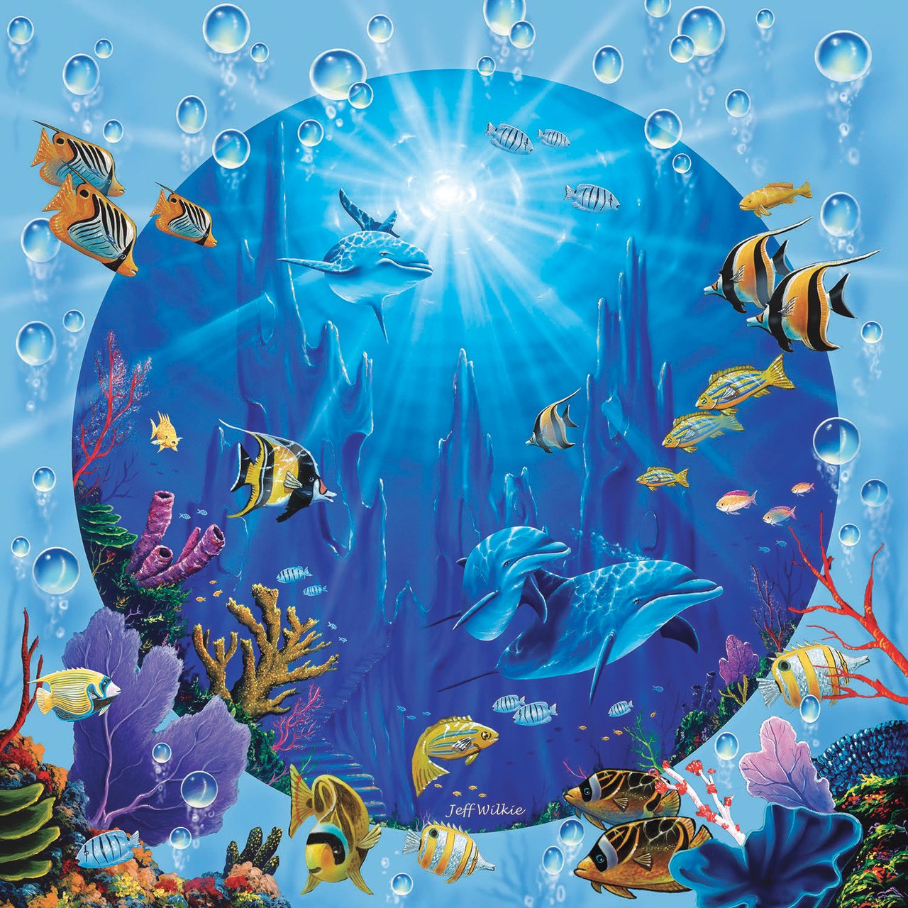 Dolphin Castle - 500pc Jigsaw Puzzle By Sunsout  			  					NEW