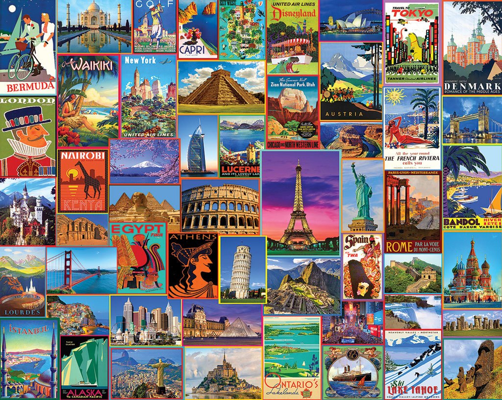 Best Places in the World - 1000pc Jigsaw Puzzle By White Mountain