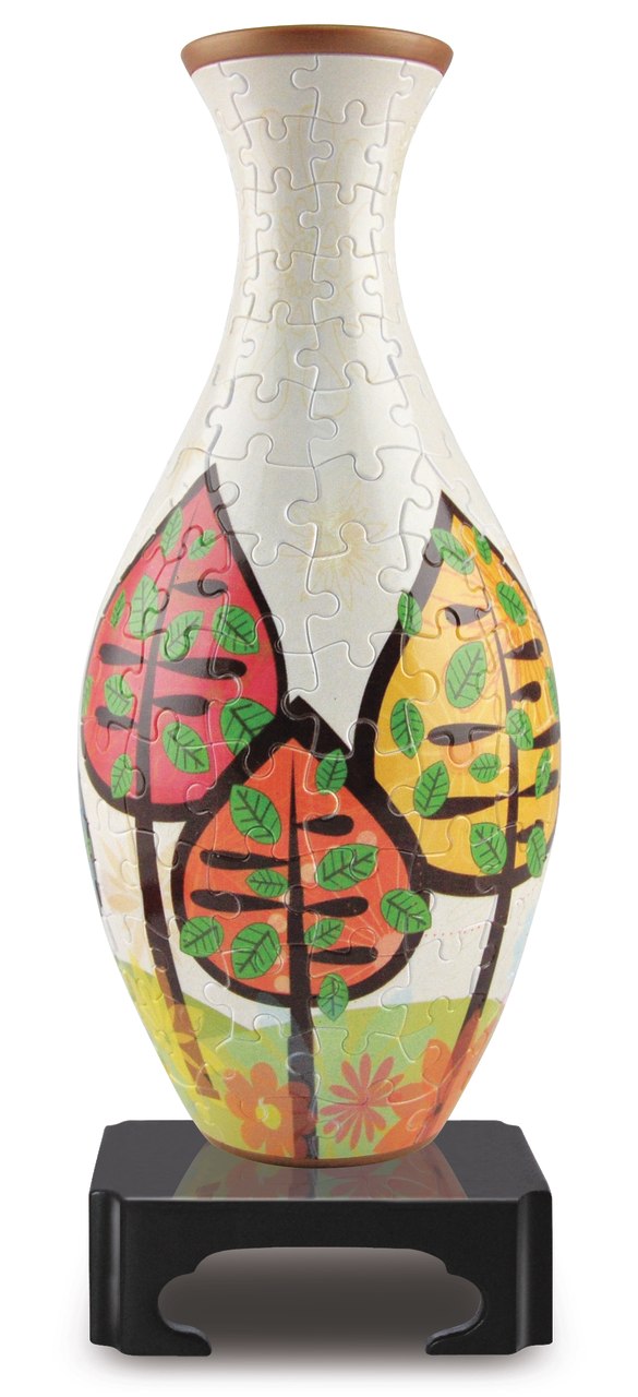Spring Trees - 160pc 3D Puzzle Vase by BePuzzled