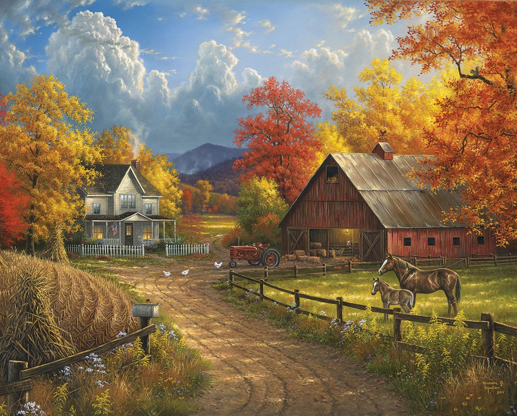 Country Blessings - 1000pc Jigsaw Puzzle by White Mountain