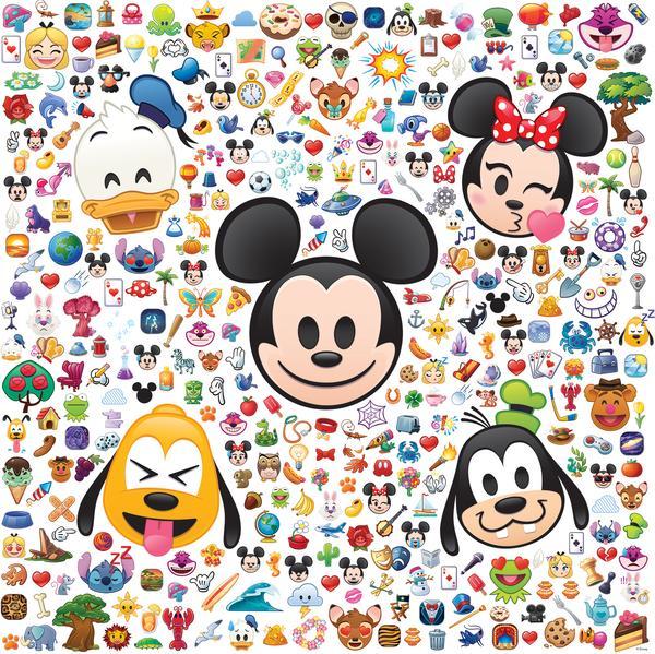 Disney Emoji: Emoji Mickey - 300pc Jigsaw Puzzle by Ceaco  			  					NEW - image 2