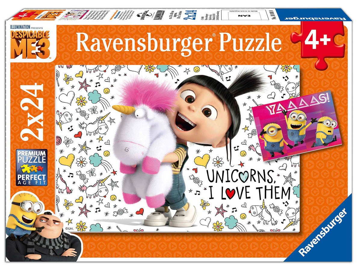 Despicable Me 3 - 2x24 pc Jigsaw Puzzle by Ravensburger