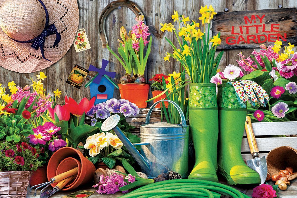 Garden Tools - 1000pc Jigsaw Puzzle by Eurographics  			  					NEW