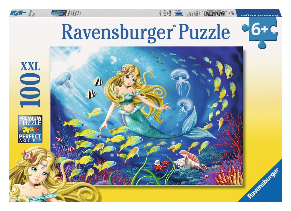 Little Mermaid  - 100pc Jigsaw Puzzle by Ravensburger - image 1