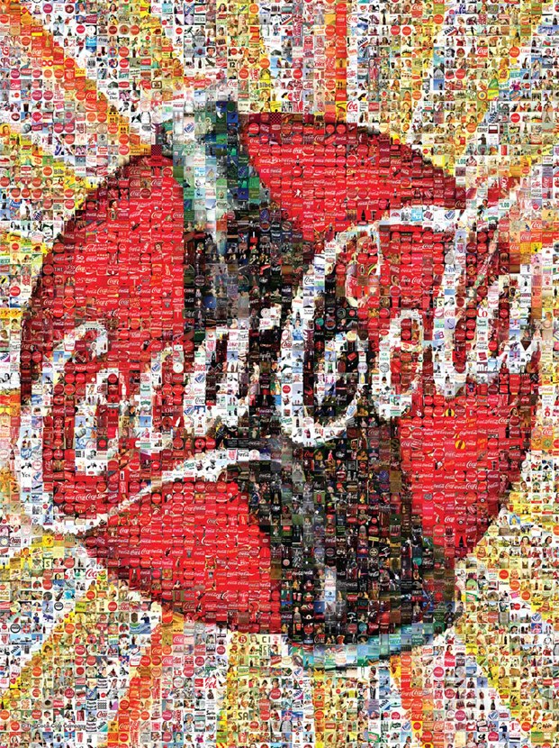 Coca-Cola - 1000pc Photomosaic Jigsaw Puzzle by Buffalo Games