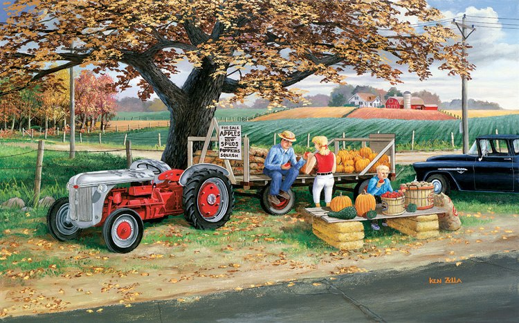 Roadside Harvest - 300pc Jigsaw Puzzle By Sunsout