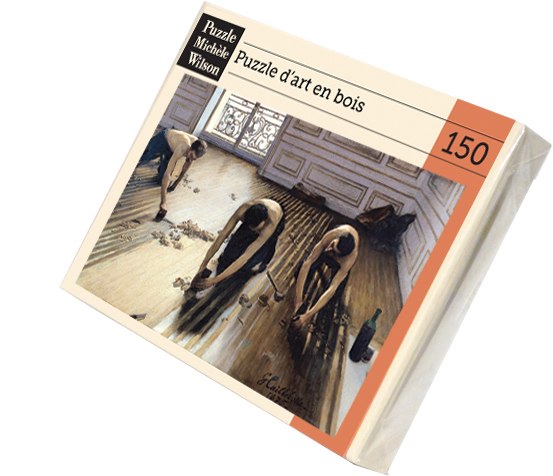Les raboteurs de parquet CAILLEBOTTE - 150pc Handcrafted Wood Jigsaw Puzzle by Puzzles Michele Wilson - image 1
