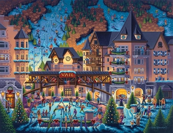 Vail - 500pc Jigsaw Puzzle by Dowdle