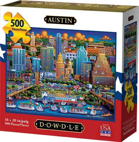 Austin - 500pc Jigsaw Puzzle by Dowdle  			  					NEW - image 1
