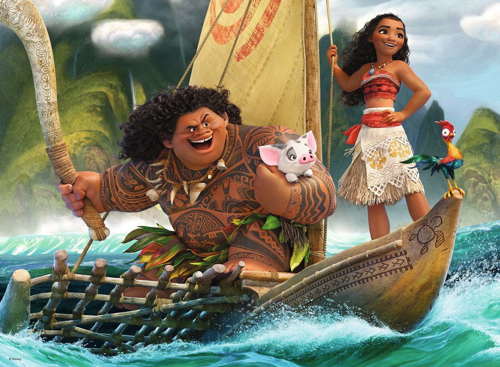 Moana and Maui - 100pc Jigsaw Puzzle By Ravensburger