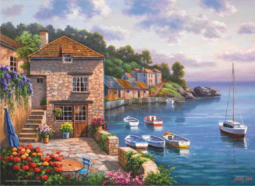 Harbor Garden - 1000pc Jigsaw Puzzle by Anatolian