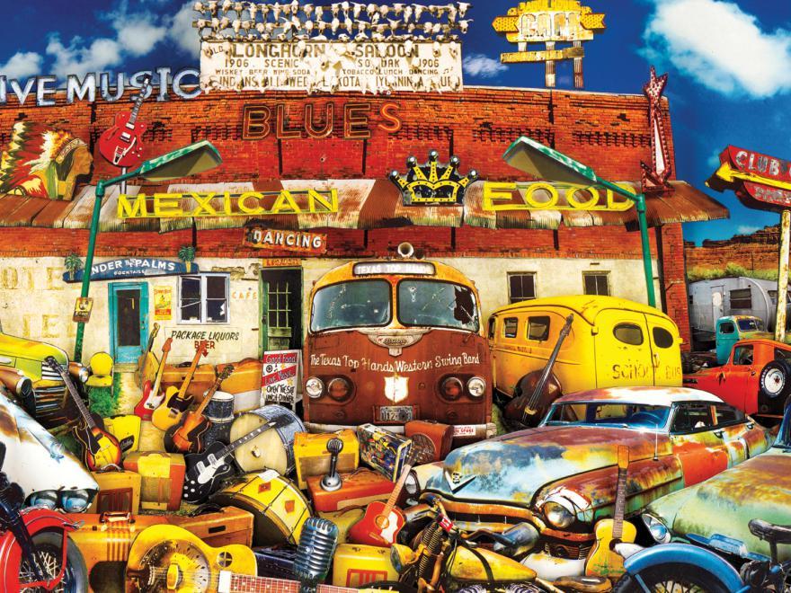 Clunkers: Rusty Shimmer - John's Junk Joint - 750pc Jigsaw Puzzle by Ceaco