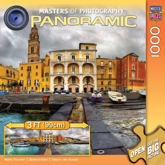 World Traveler - 1000pc Panoramic Jigsaw Puzzle by Masterpieces - image 1