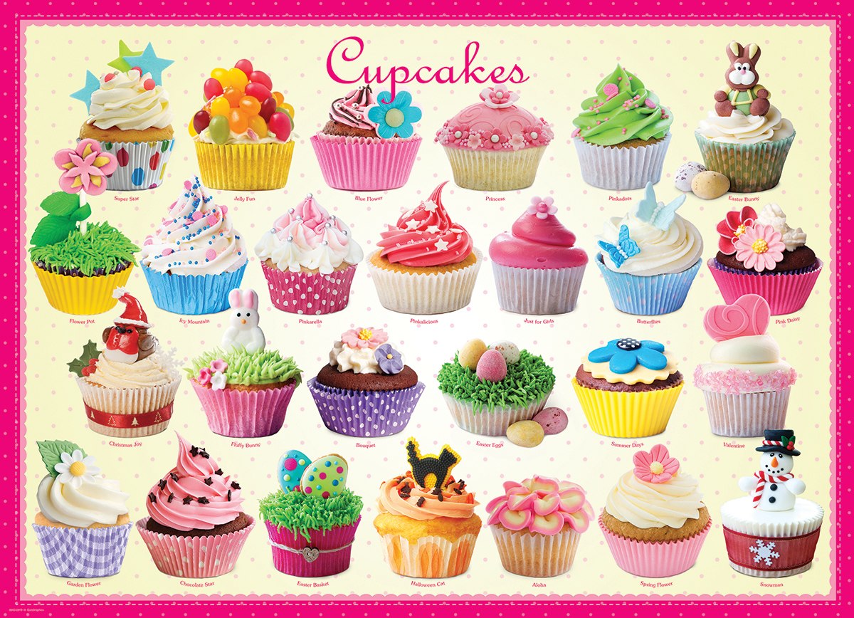 Cupcakes - 300pc Jigsaw Puzzle by Eurographics