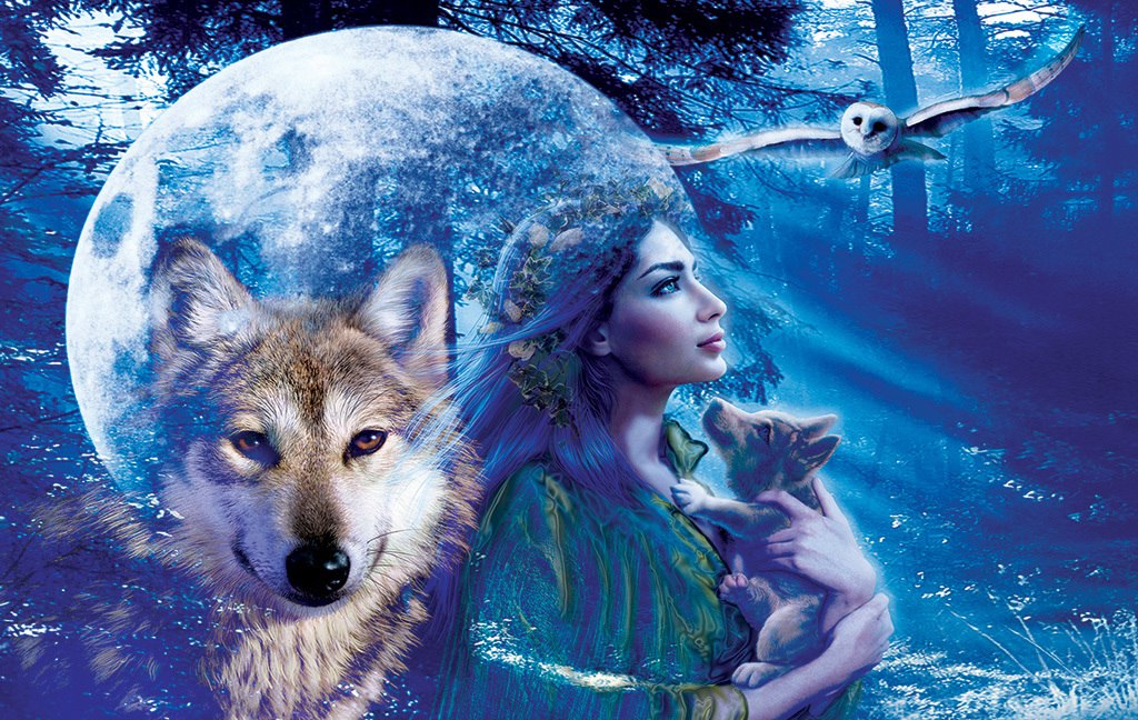Moonlit Brethren - 550pc Jigsaw Puzzle by Sunsout