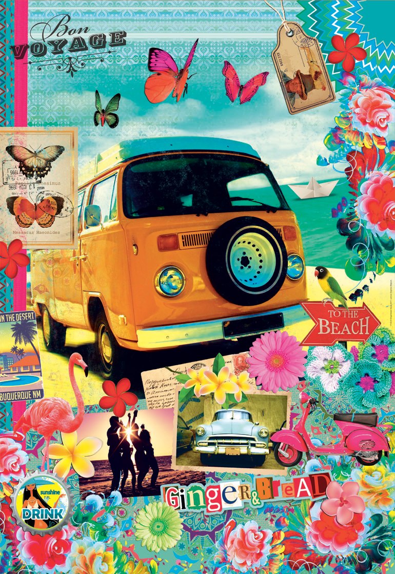 Bon Voyage - 1000pc Jigsaw Puzzle by Educa