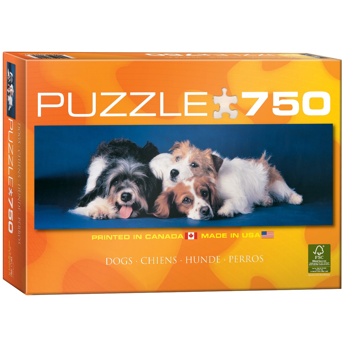 Dogs Puzzle - 750pc Jigsaw Puzzle by Eurographics