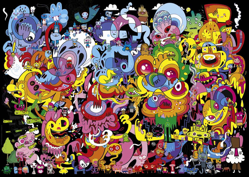 New Psychedoodlic - 2000pc Jigsaw Puzzle By Heye  			  					NEW