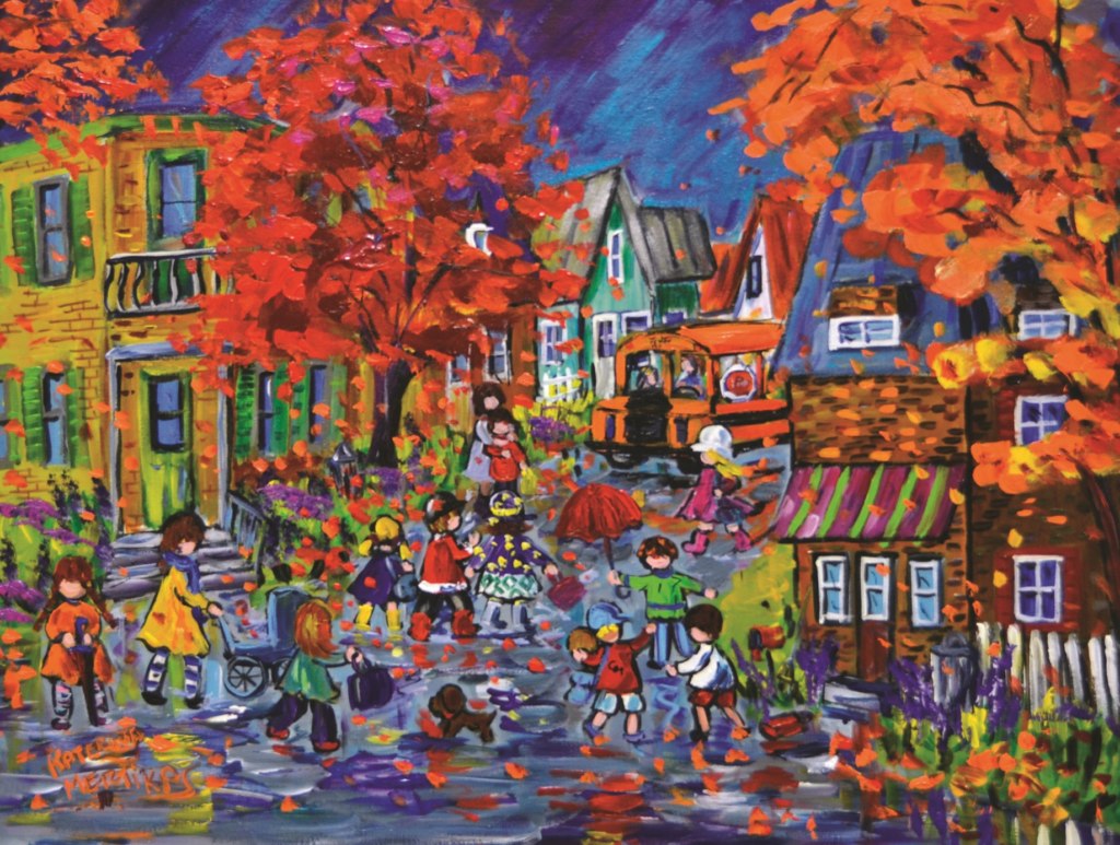 Mertikas: Put the Umbrellas Away - 750pc Jigsaw Puzzle By Standout Puzzles  			  					NEW