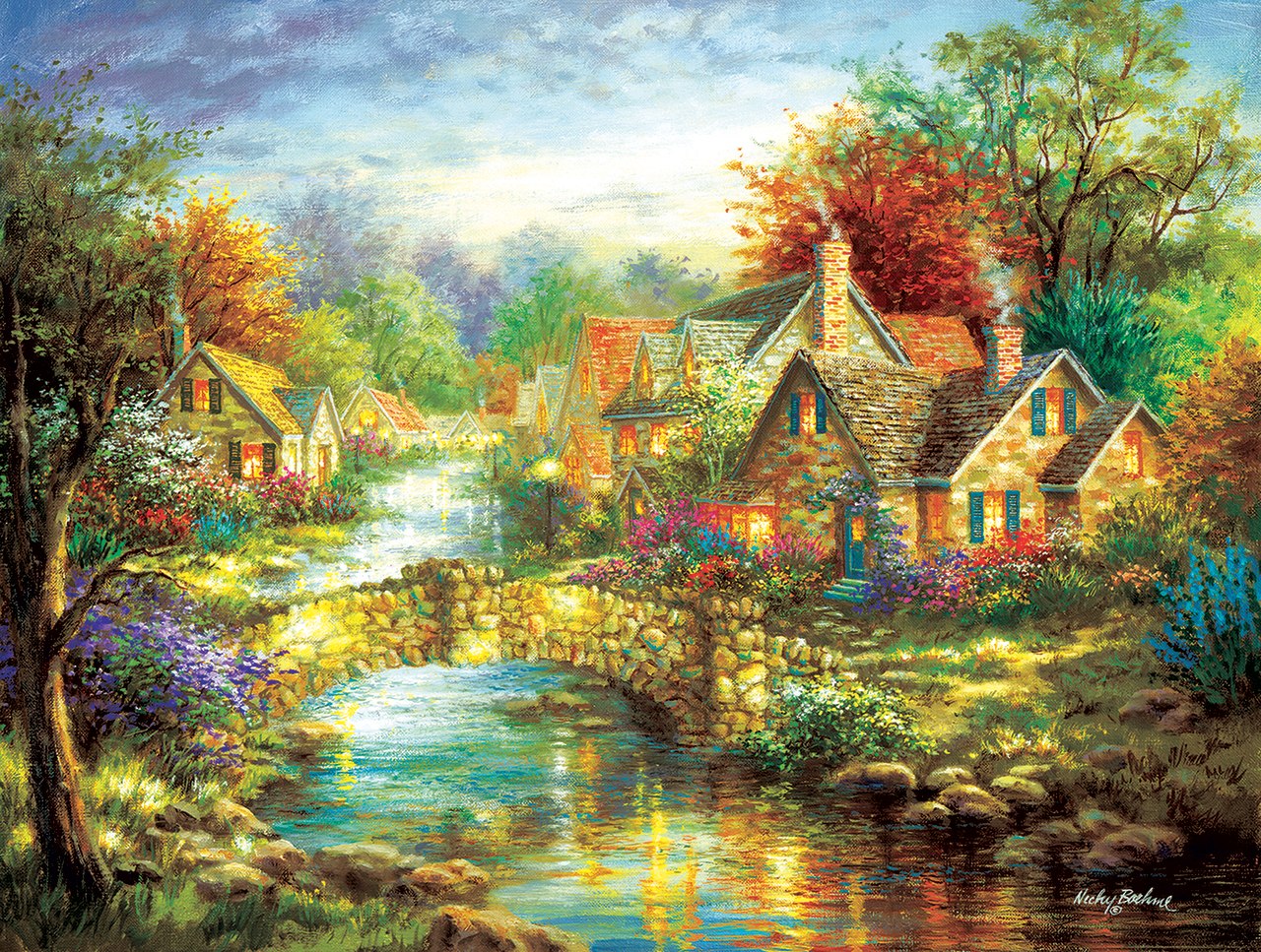 Stonehenge Bridge - 300pc Jigsaw Puzzle by Sunsout  			  					NEW