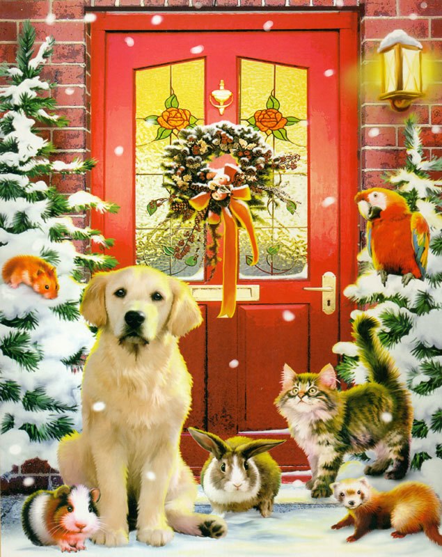 Christmas Welcome - 1000pc Jigsaw Puzzle By Vermont Christmas Company