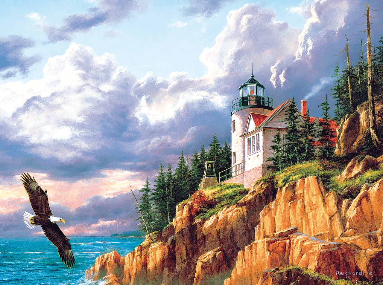 High on the Hill - 1000pc Jigsaw Puzzle by Sunsout  			  					NEW