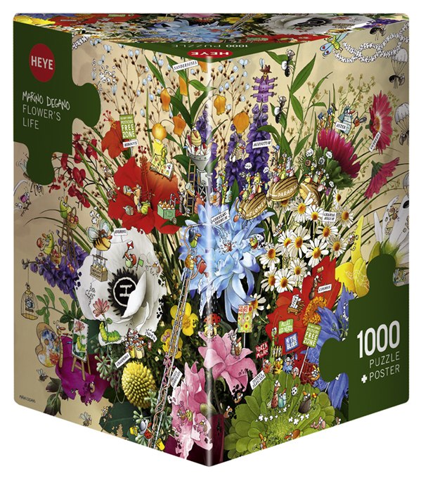 Degano: Flower's Life - 1000pc Jigsaw Puzzle By Heye  			  					NEW - image 1