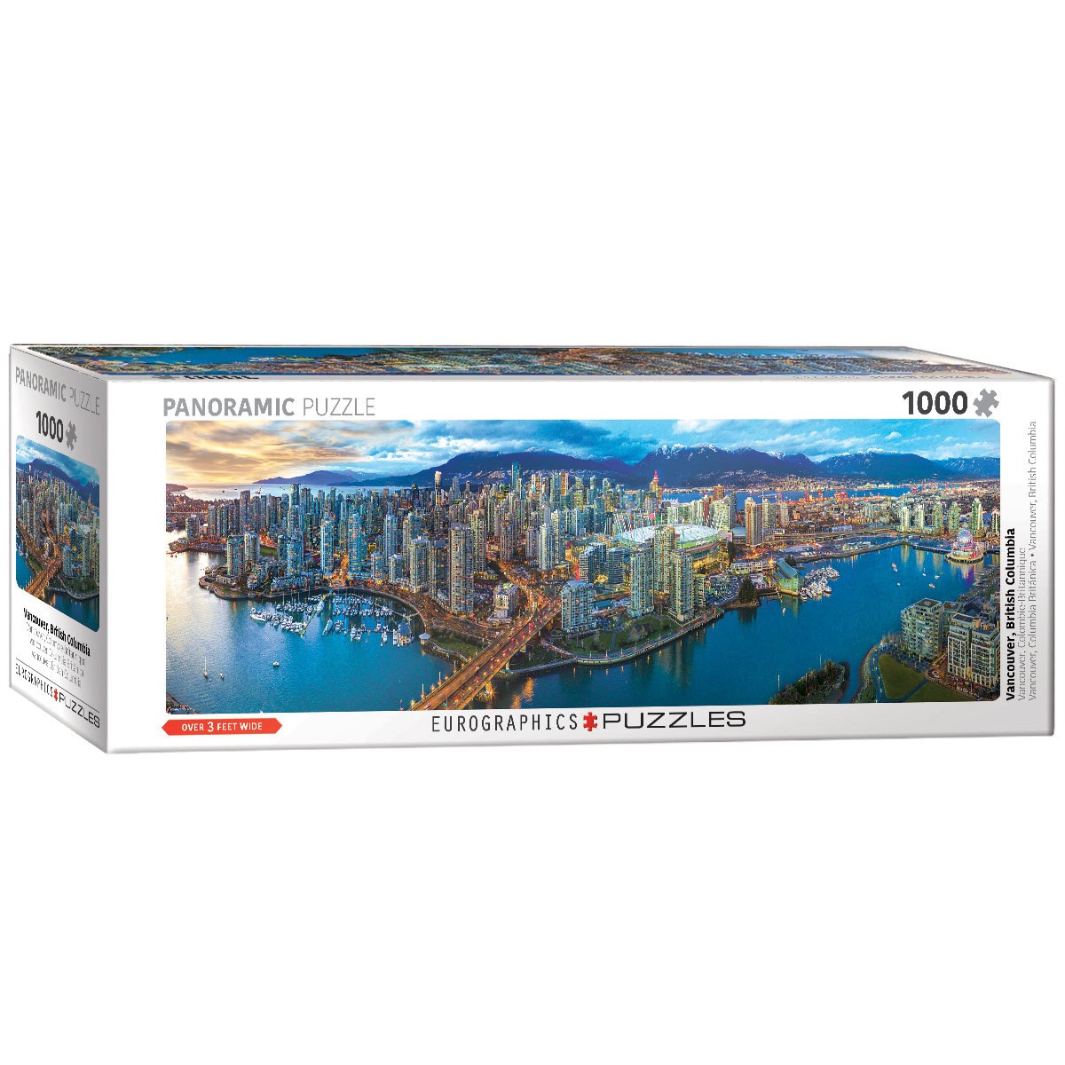 Vancouver - 1000pc Panoramic Jigsaw Puzzle by Eurographics  			  					NEW - image 1