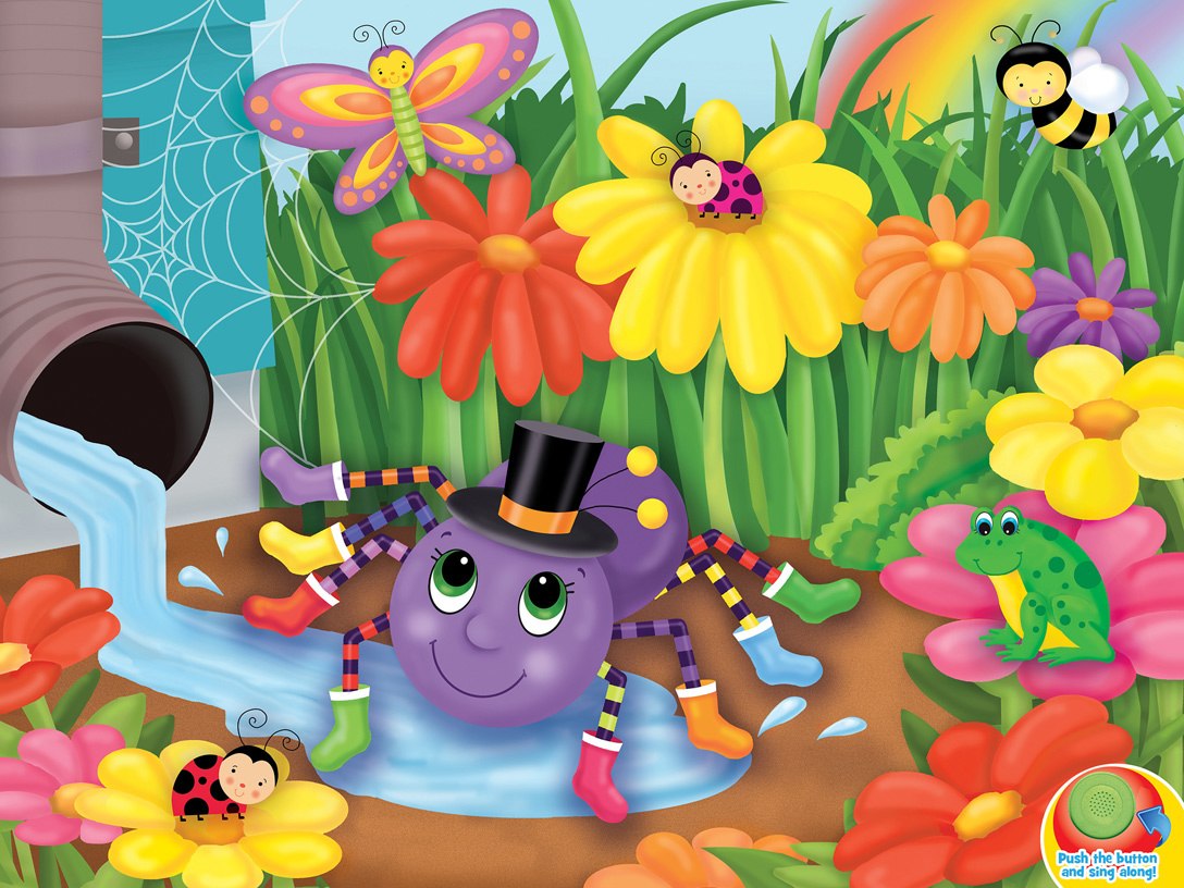 Sing a Long: Itsy Bitsy Spider - 24pc Sound Puzzle by Masterpieces