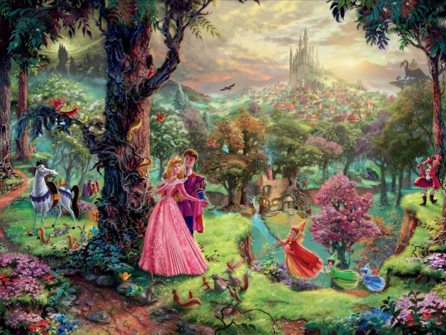 Thomas Kinkade Disney Dreams: Sleeping Beauty - 750pc Jigsaw Puzzle by Ceaco