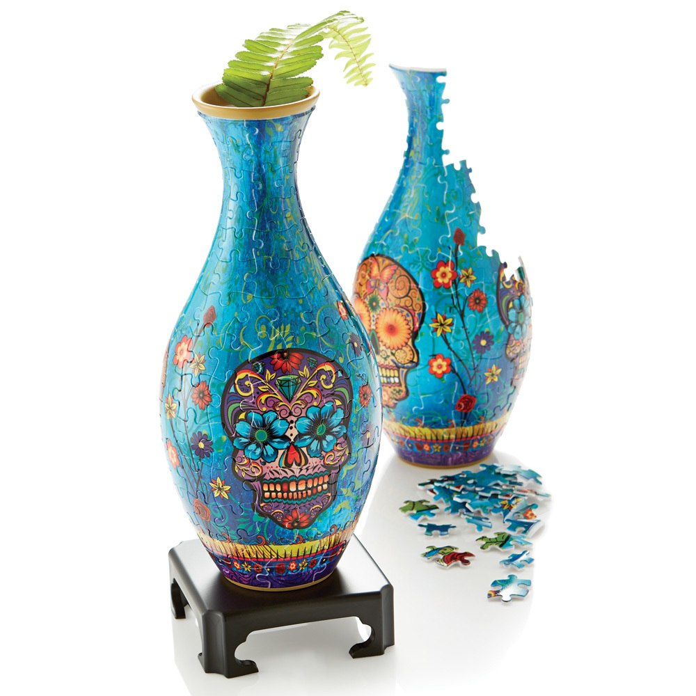 Day of the Dead - 160pc 3D Puzzle Vase by BePuzzled - image 2