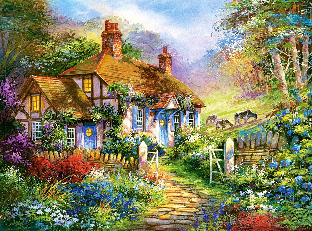 Forest Cottage - 3000pc By Castorland