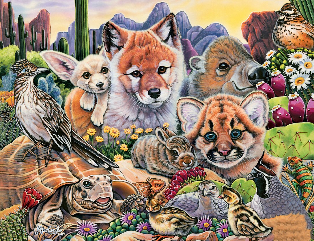 Animal Planet: Desert Friends - 100pc Jigsaw Puzzle by Masterpieces