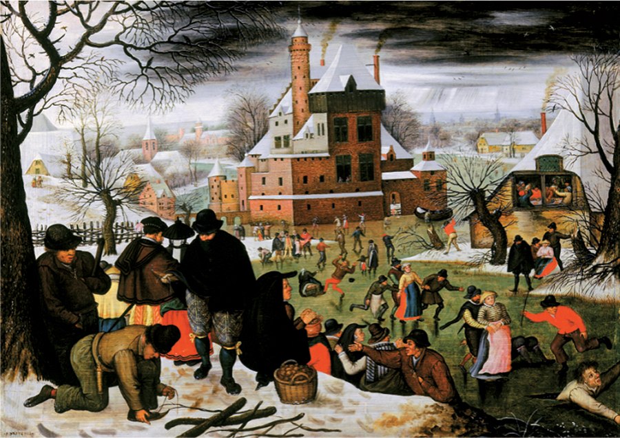 Winter: Breughel - 1000pc Jigsaw Puzzle by D-Toys