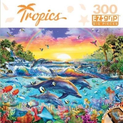 Tropics: Sea of Eden - 300pc EZ Grip Jigsaw Puzzle By Masterpieces