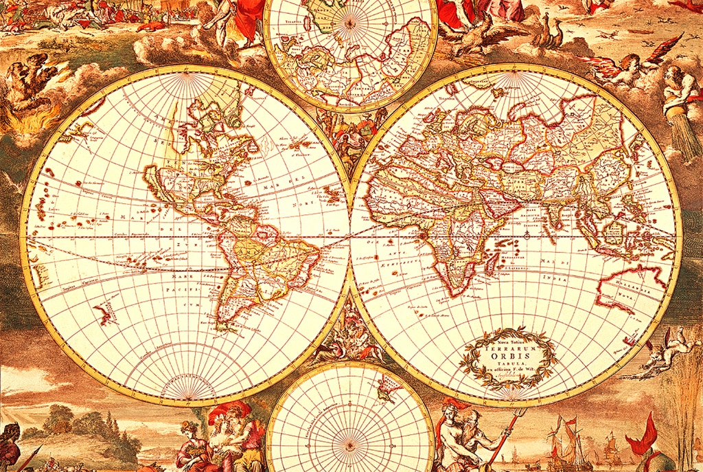 Historical World Map - 1000pc Jigsaw Puzzle by Tomax