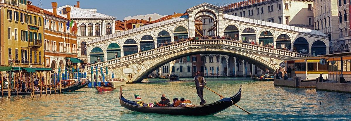 Rialto Bridge - 1000pc Panoramic Jigsaw Puzzle By Heye  			  					NEW