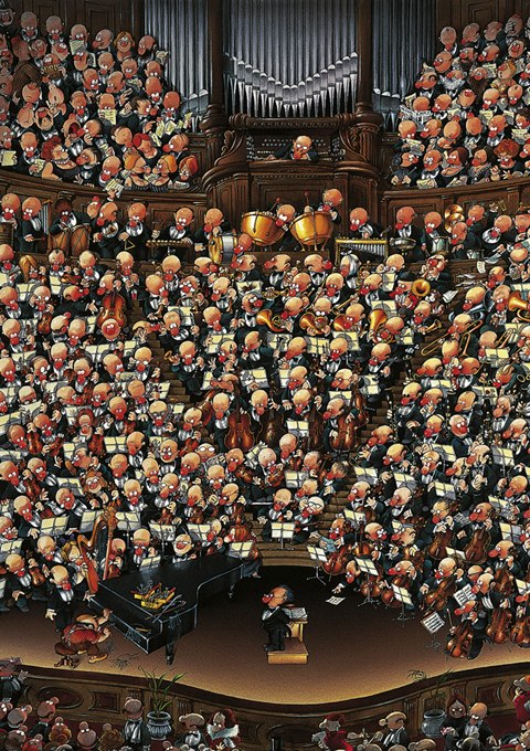 Loup: Orchestra - 2000pc Jigsaw Puzzle By Heye  			  					NEW
