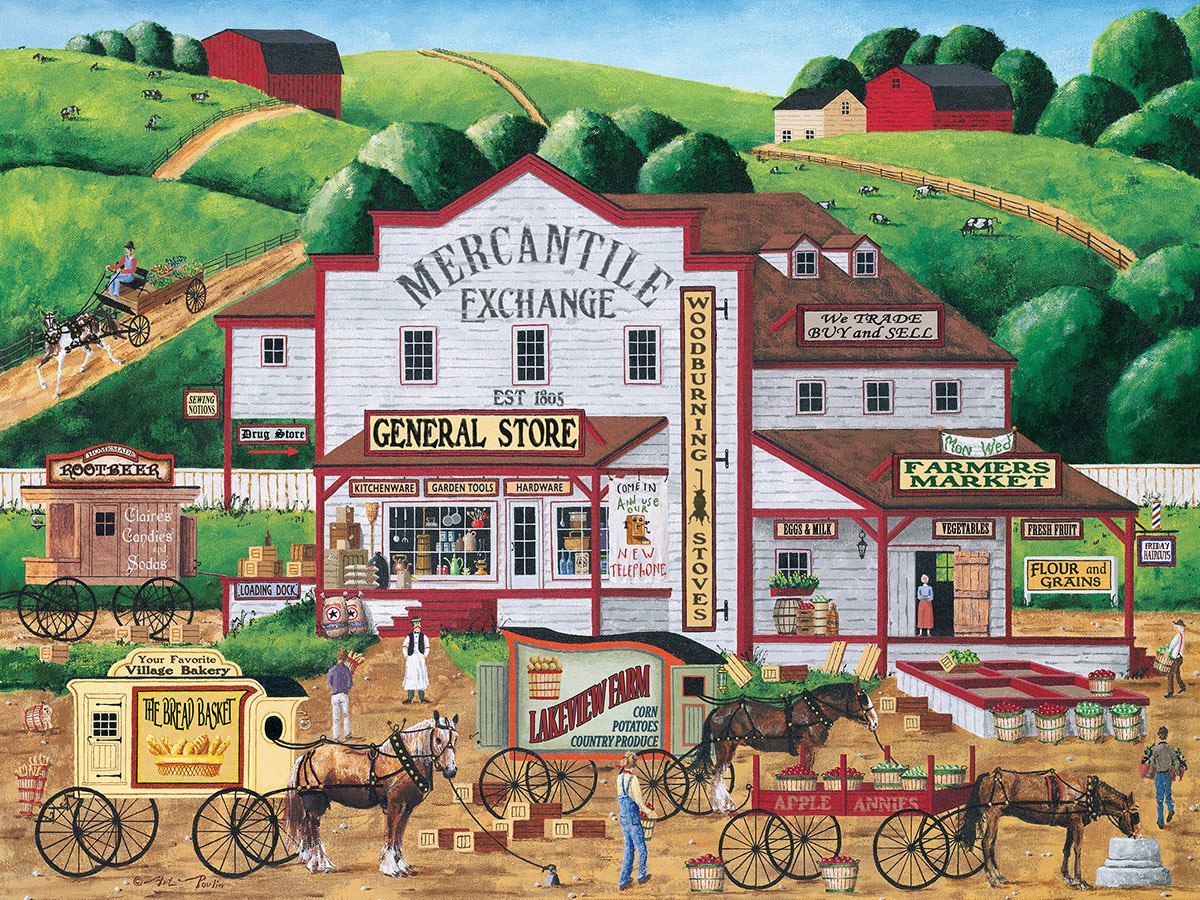 Morning Deliveries - 300pc EzGrip Jigsaw Puzzle by Masterpieces  			  					NEW