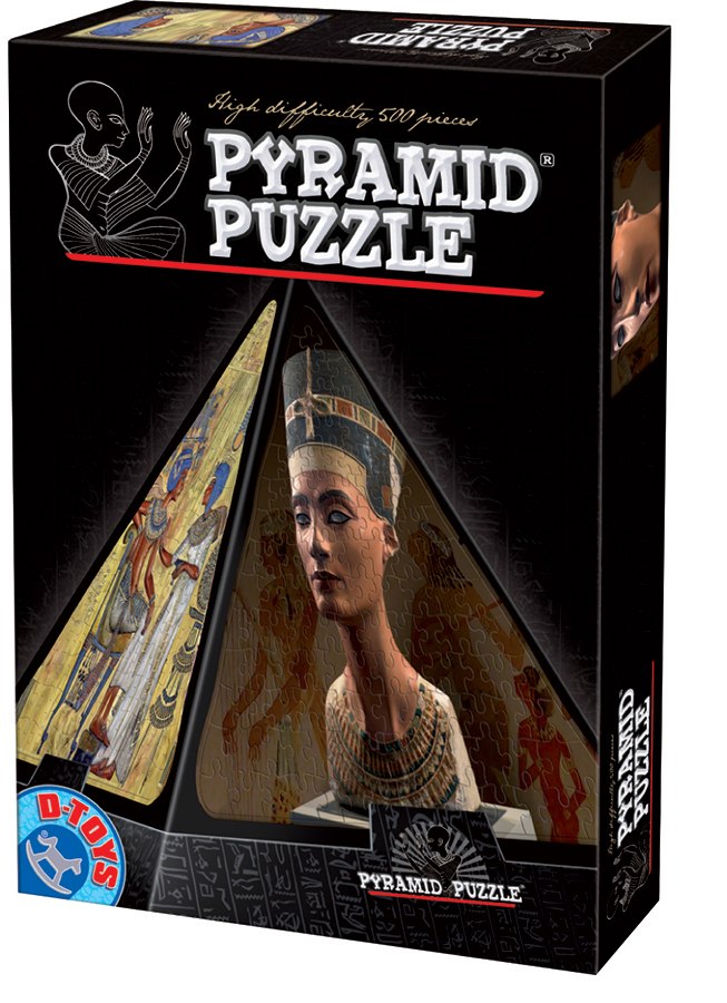 Egyptian Art 2 - 500pc Shaped Jigsaw Puzzle by D-Toys