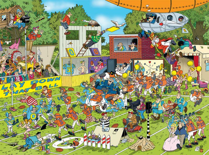 Crowd Pleasers: Chaos on the Field - 1000pc Jigsaw Puzzle by Ceaco