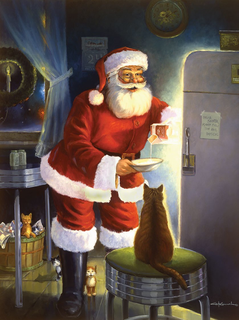 Santa's Treat - 1000pc Jigsaw Puzzle by SunsOut