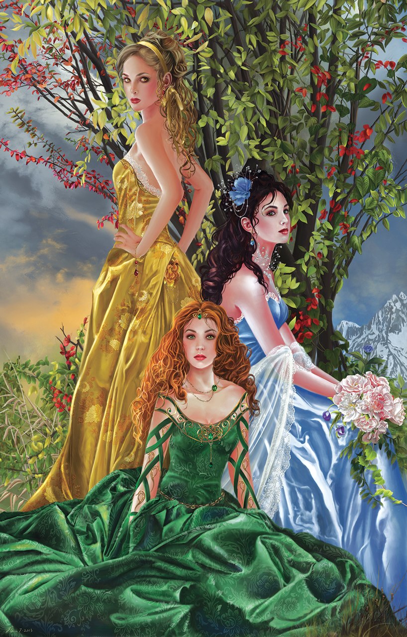 Sisters of Illymar - 1000pc Jigsaw Puzzle By Sunsout  			  					NEW